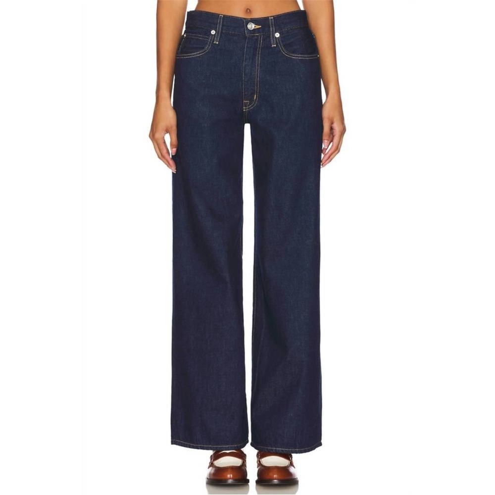 NEW SLVRLAKE selena Wide Leg jean in midnight mile Size 26